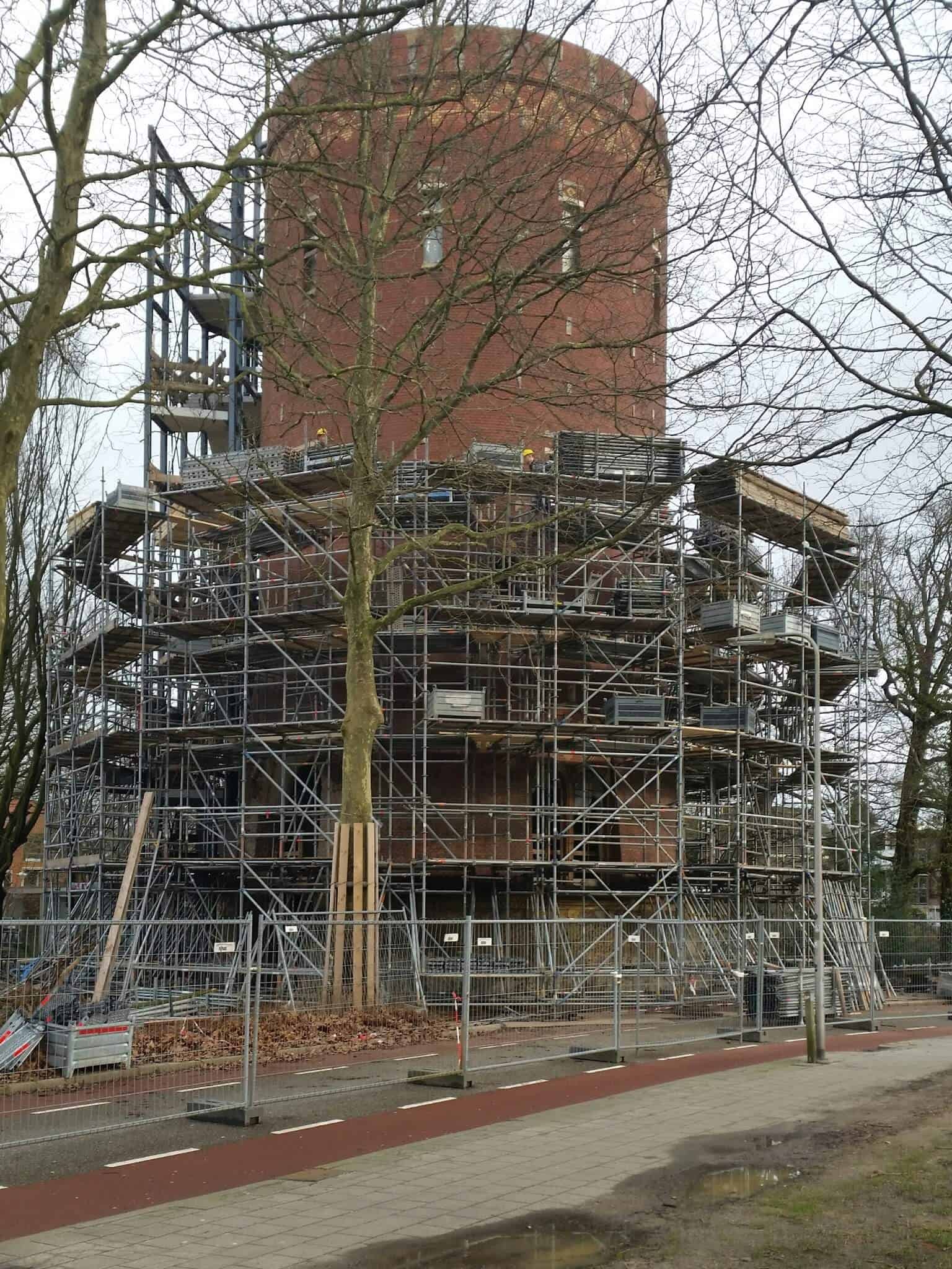 Bouwfoto watertoren Zwolle