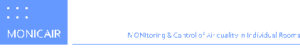 Monicair logo met tekst